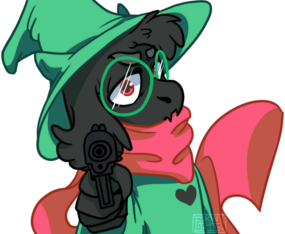 Ralsei is tired of your $#!% by EbonyTails on DeviantArt