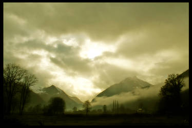 wake up at Pyrenees mountains