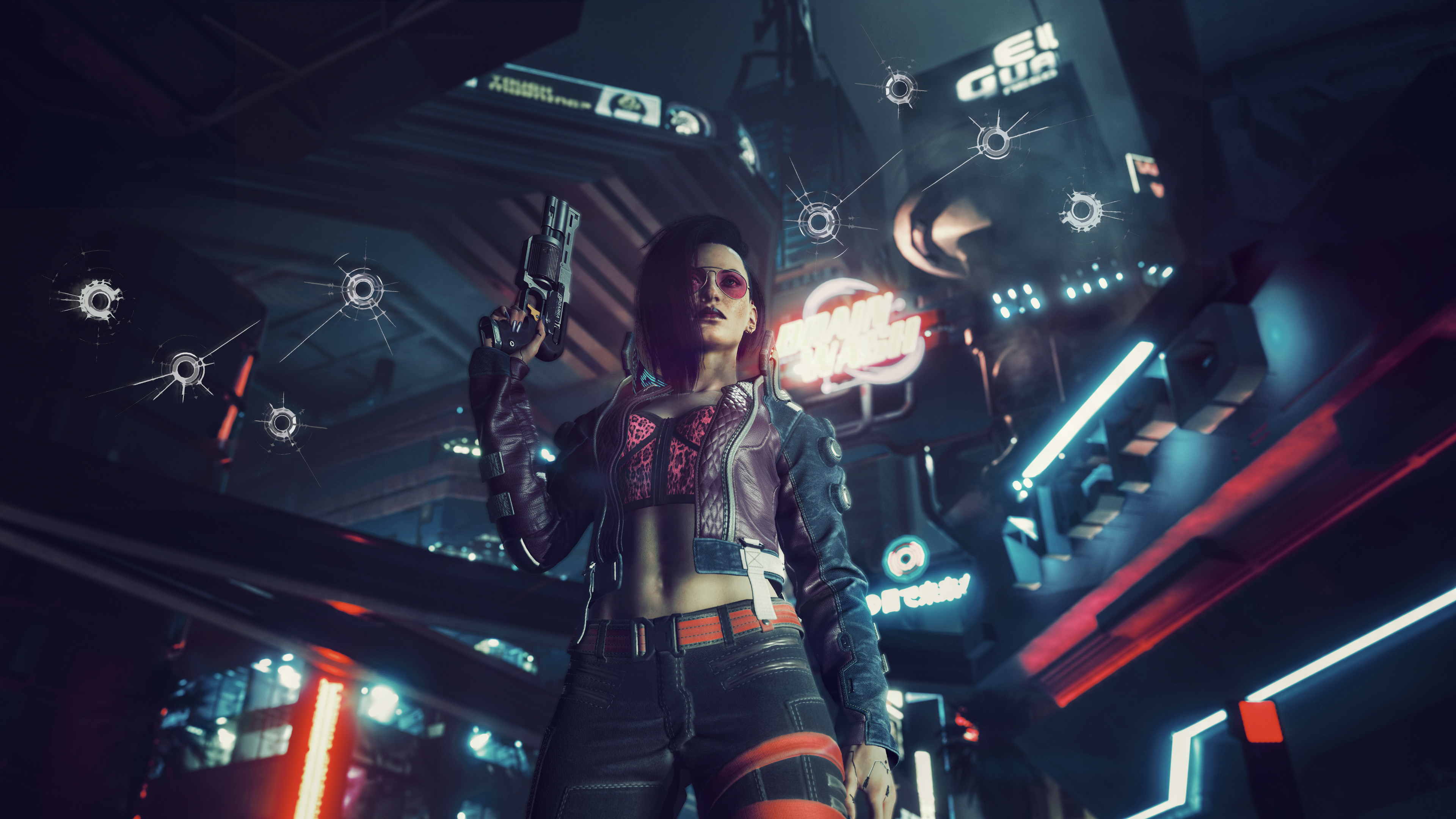 Cyberpunk Ultrawide Wallpaper 15 by sylvibot on DeviantArt