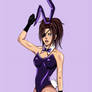 Hanji as a bunnygirl