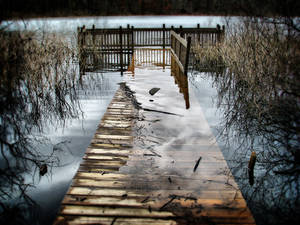 Sunken dock