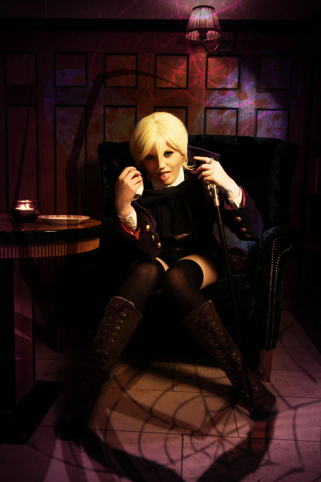 Alois Trancy spiders web