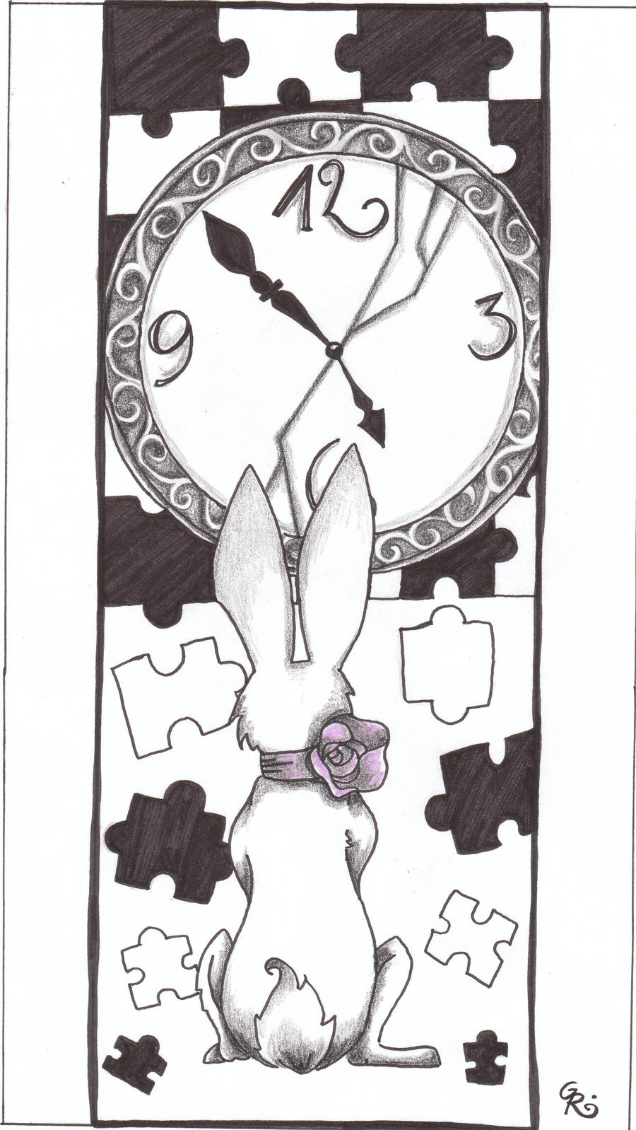 AiW-The White Rabbit by MadlyJack on DeviantArt