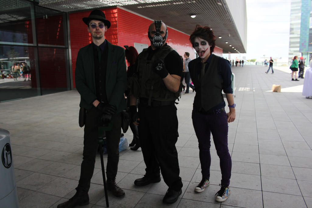 Riddler, Bane and The Joker by b3cki3 on DeviantArt