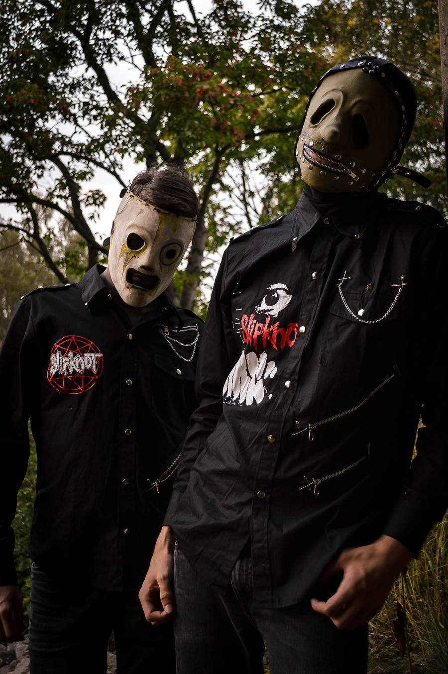 badge Damn it Foresee Slipknot Cosplay - Corey and Chris by Hexalot on DeviantArt