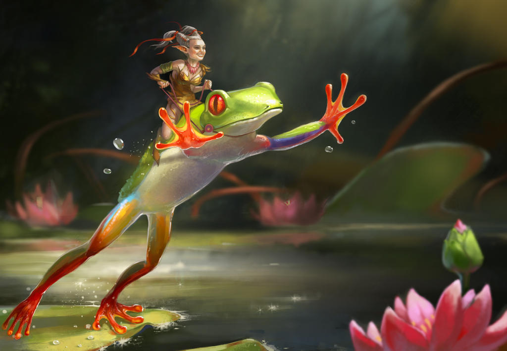 Ghost Rider Frog The frog rider by Malabra on DeviantArt