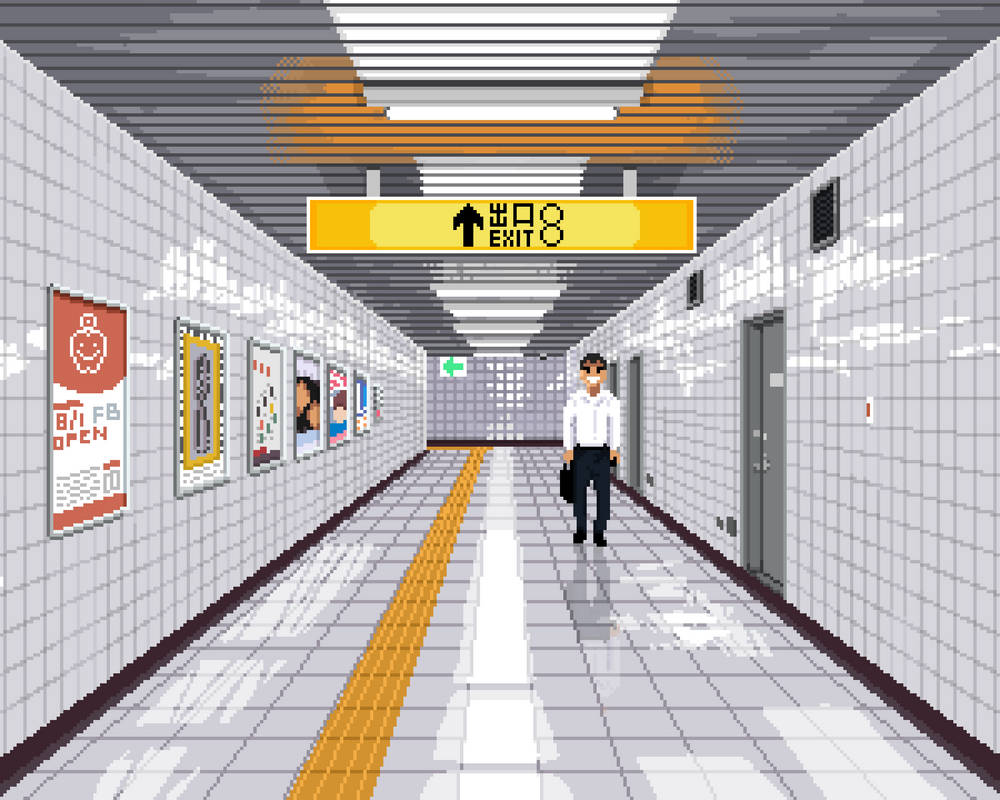 Exit 8 Game Fanart By Fatbeard91 On DeviantArt exit-8-game-fanart-by-fatbeard91-on-deviantart