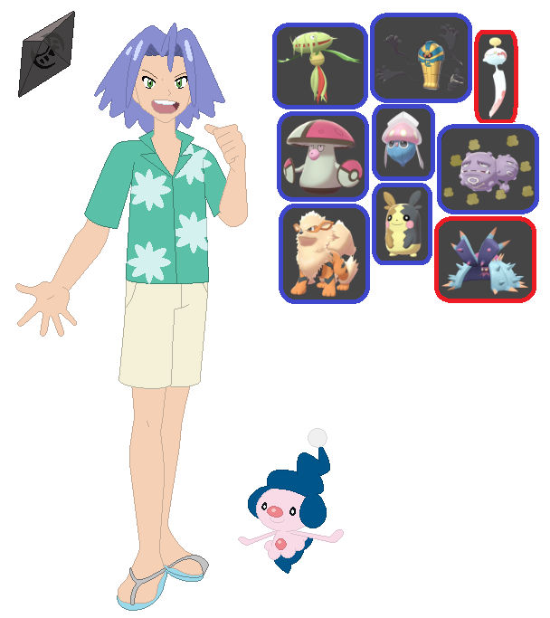 James Racks Pokemon James and his Pokemons by Z-Shadow-0 on DeviantArt
