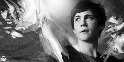 Logan Lerman B and W by Serna89