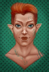 Dragon Age OC Rivain City Elf