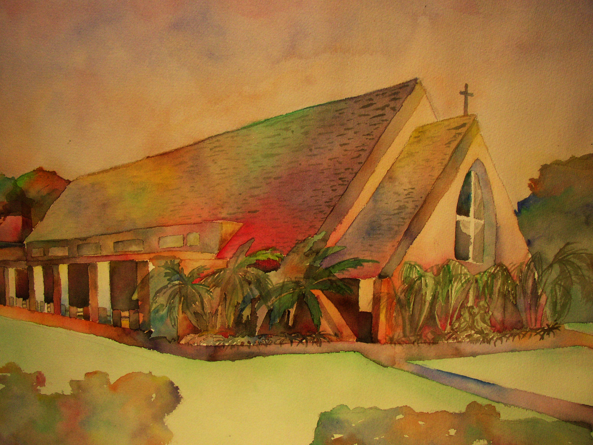 St. Alban's Chapel Watercolor