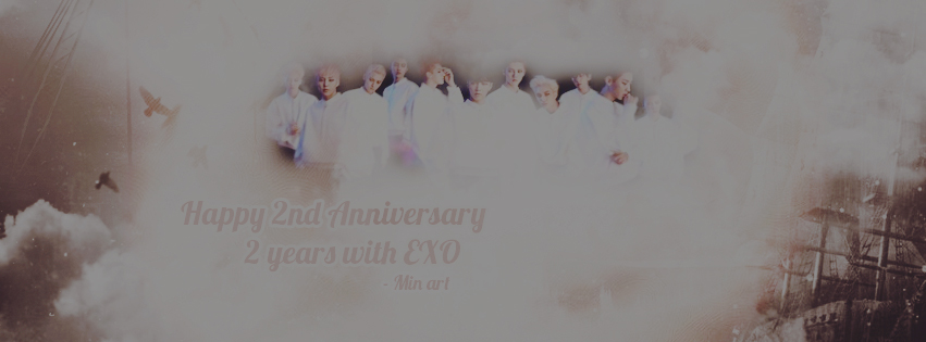 [Cover Facebook] Happy 2nd Anniversary With EXO