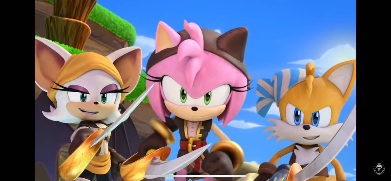Sonic Prime All Rouges Amy, Rouge and Tails as Pirates from Sonic Prime by Sonic752 on DeviantArt