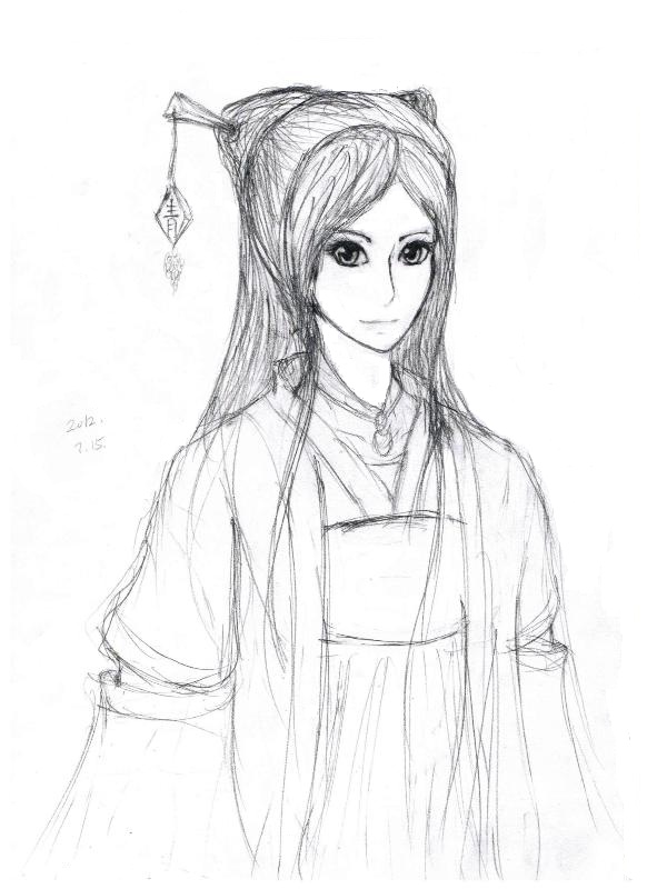 OC: Qing - For Meme (Sketch)