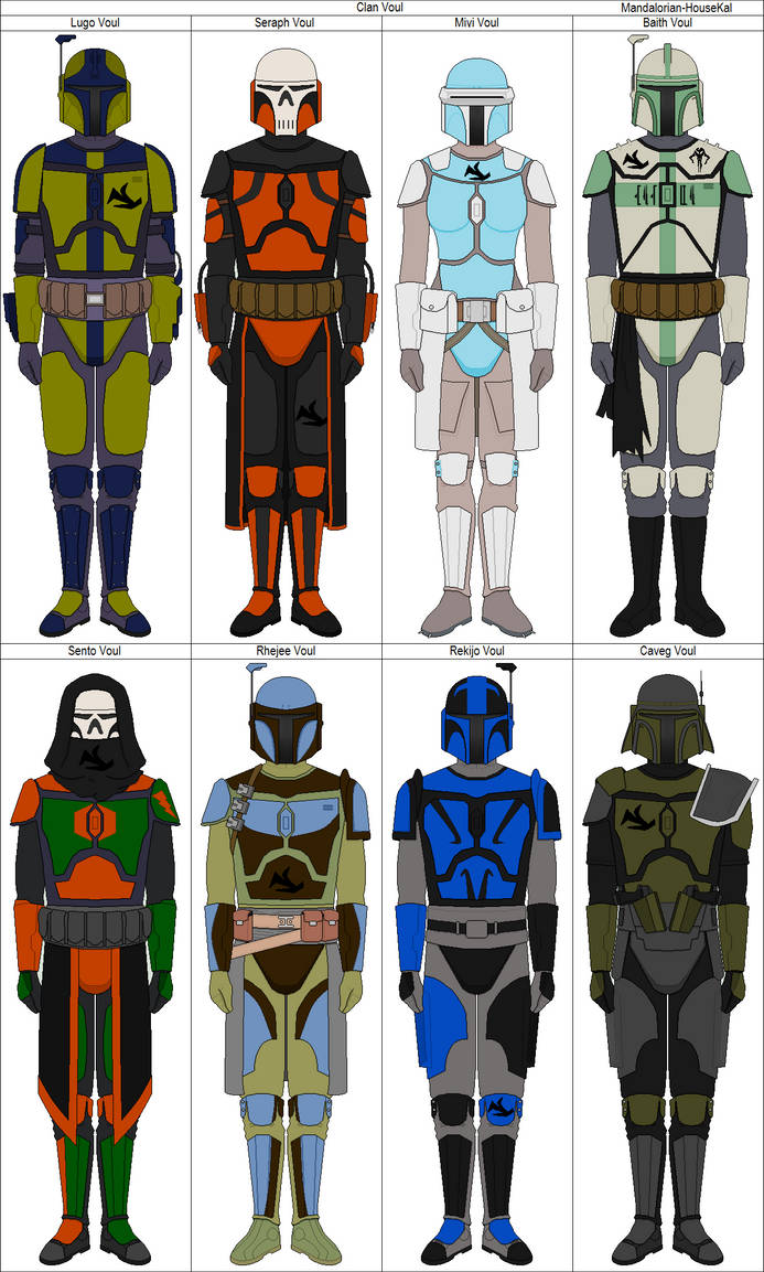 Mando Clan Rook Mandalorian Clan Voul by Mandalorian-HouseKal on DeviantArt
