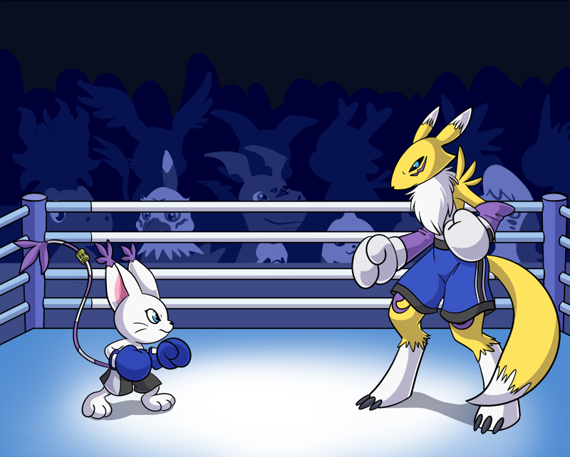 Deviantart Tails Boxing Digital Boxing Match by Kitsune2001 on DeviantArt