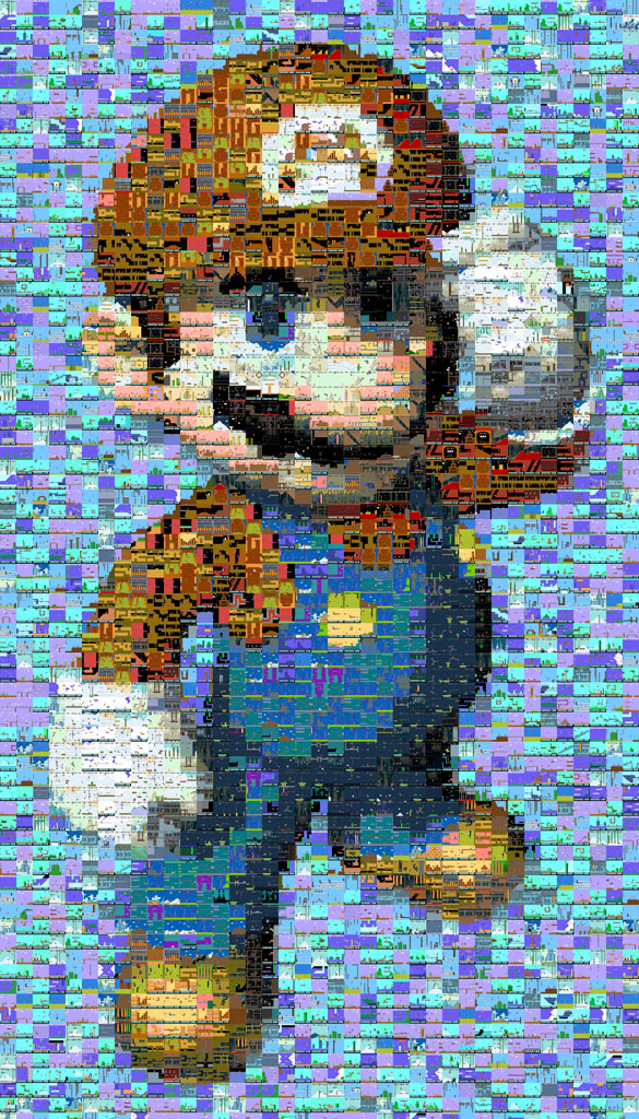 Super Mario mosaic