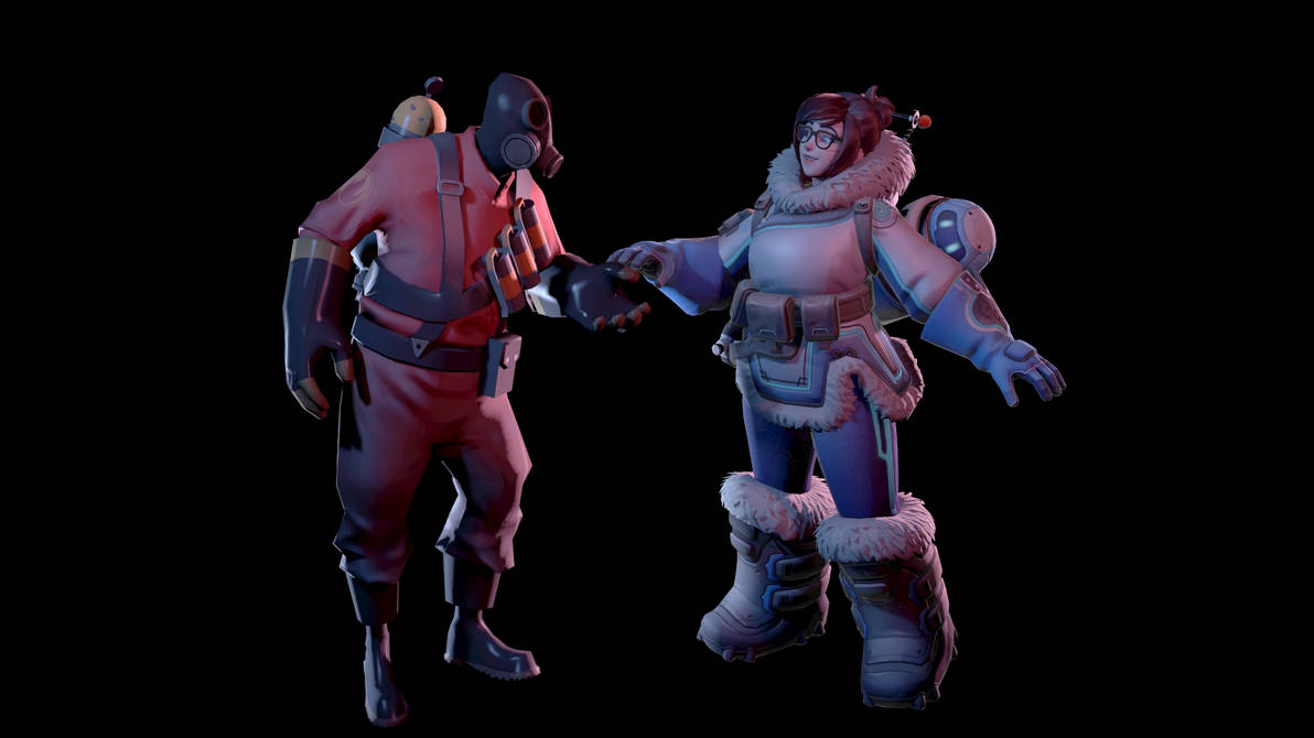 Pyro x Mei || SFM by MerdicPhardier on DeviantArt