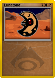 Lunatone Pokemon Card