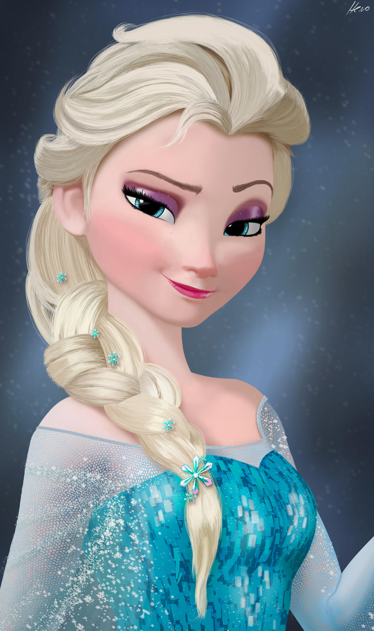 Elsa - Frozen by Herostrain on DeviantArt