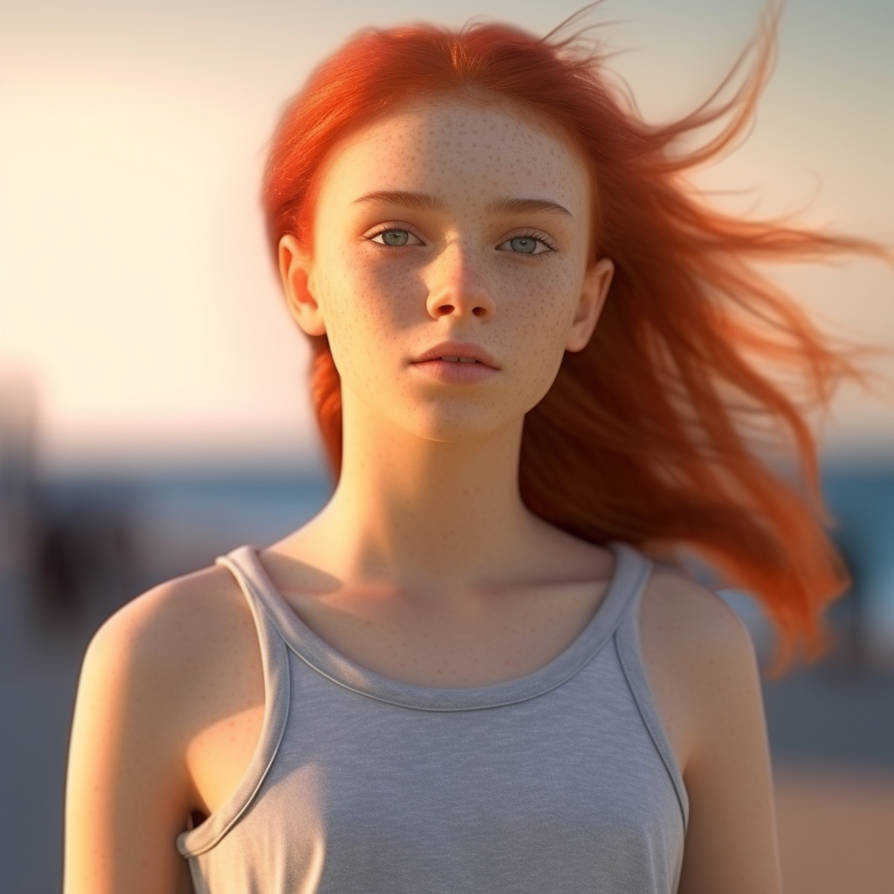 Red hair girl by FENGTASY on DeviantArt