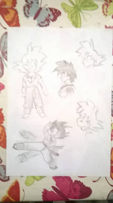 My drawings of Goku