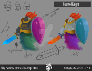 Concept Art of a Boss: Haunted Knight