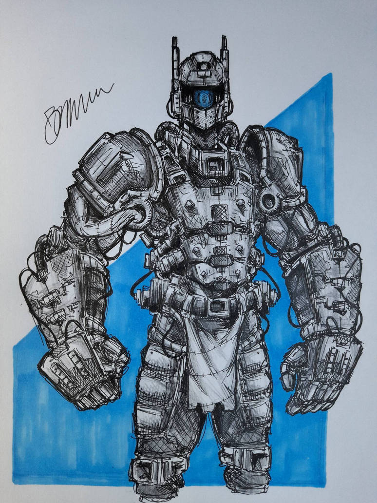 Blue the robot by skilltwins on DeviantArt