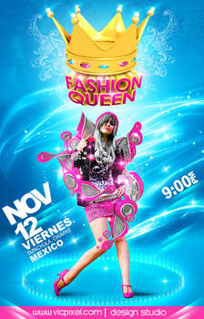 Fashion Queen Party Flyer