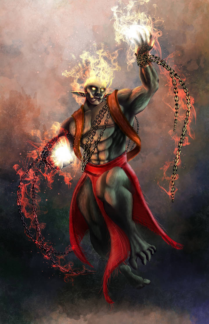 War of the Races Orc Fire Mage by TBPlayer on DeviantArt