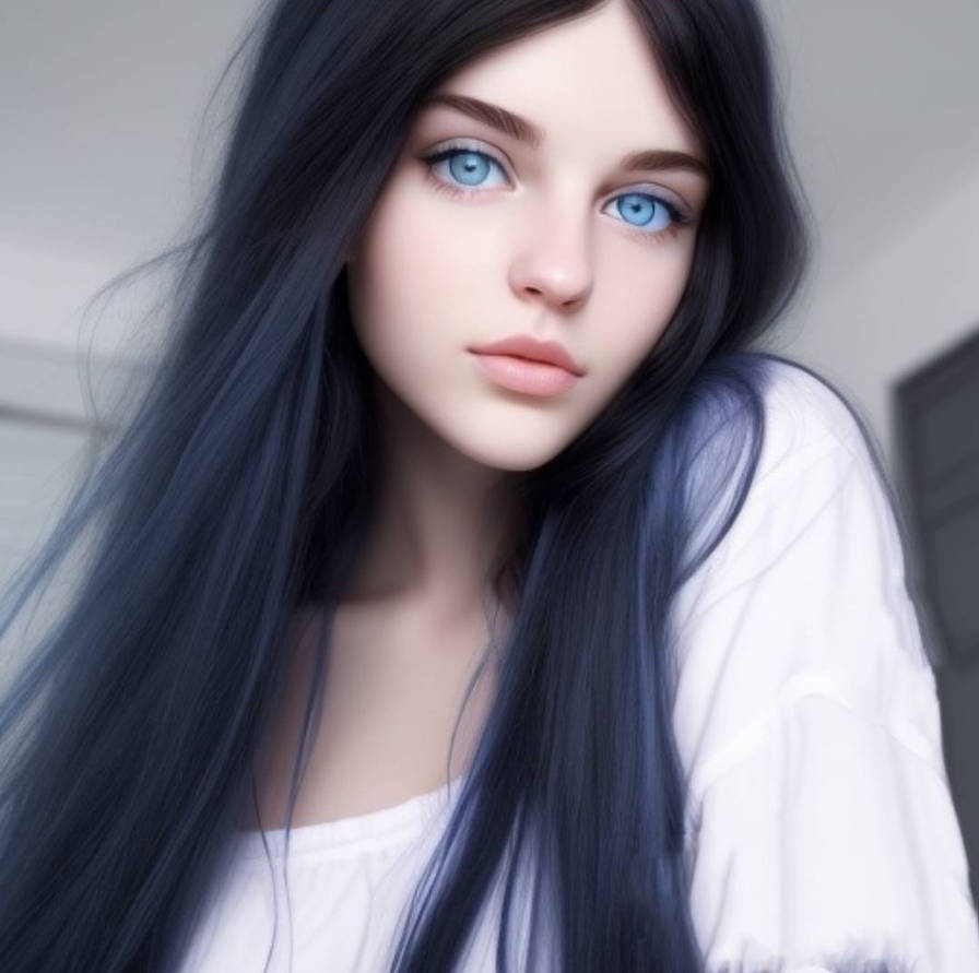 Defit Blue Girl Blue Haired Girl #2 by newsupermariobroswii on DeviantArt