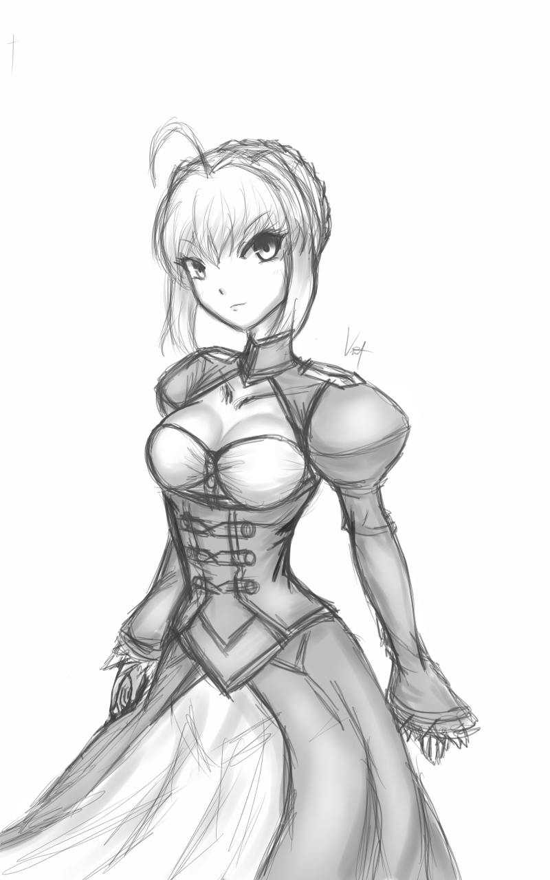 Saber extra sketch