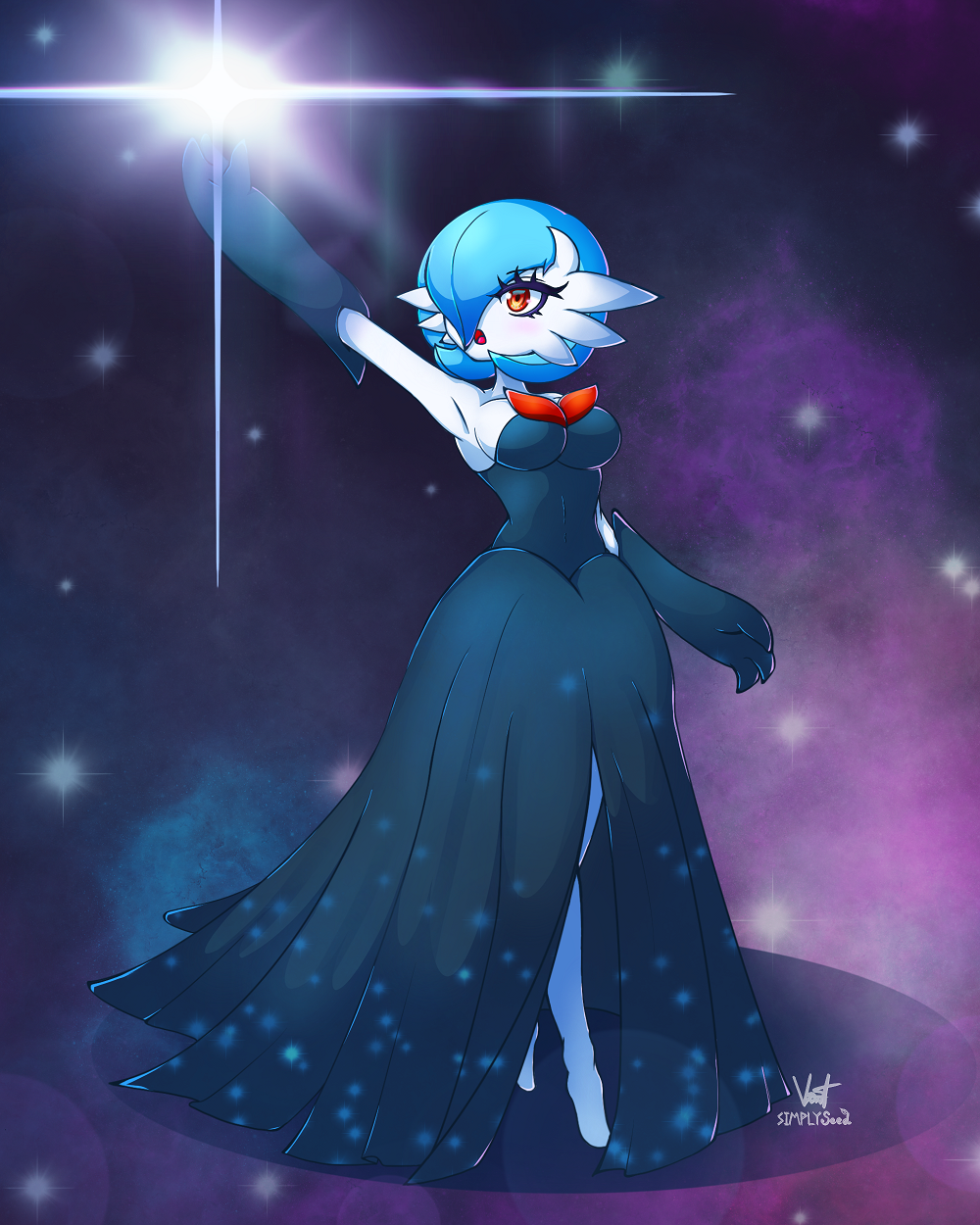 SSB5 Gardevoir - Shiny (Mega) Alt by ZaneTheDragon on DeviantArt