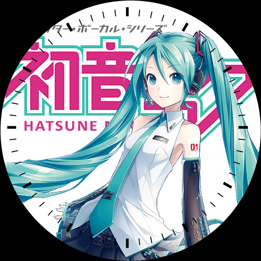 Hatsune Miku clock by TonmaiTree on DeviantArt