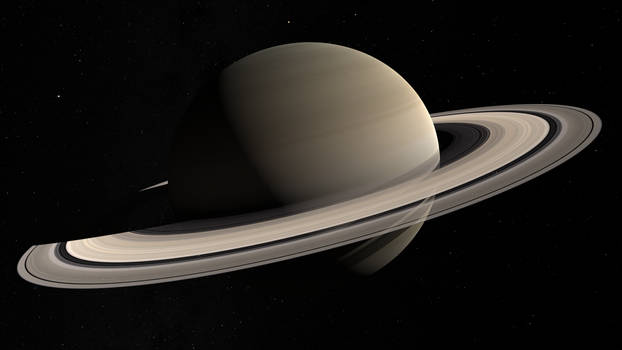 My simple Saturn model rendered in Blender.