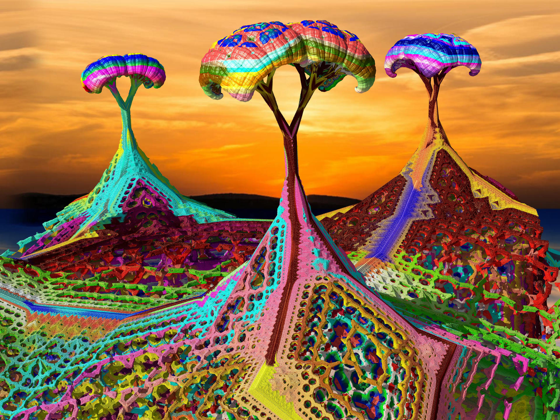 Fractal Trees by CyrilleGuedon on DeviantArt