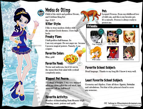 Monster High-Medea De Olimp