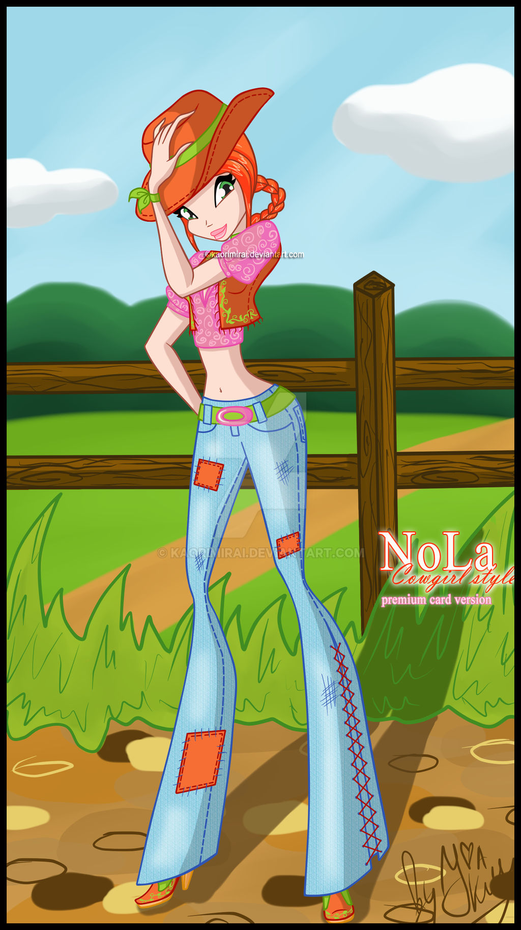 NoLa Cowgirl style+Card+