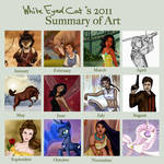 2011 Art Summary by WhiteEyedCat