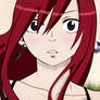 Erza Scarlet -- colored lineart