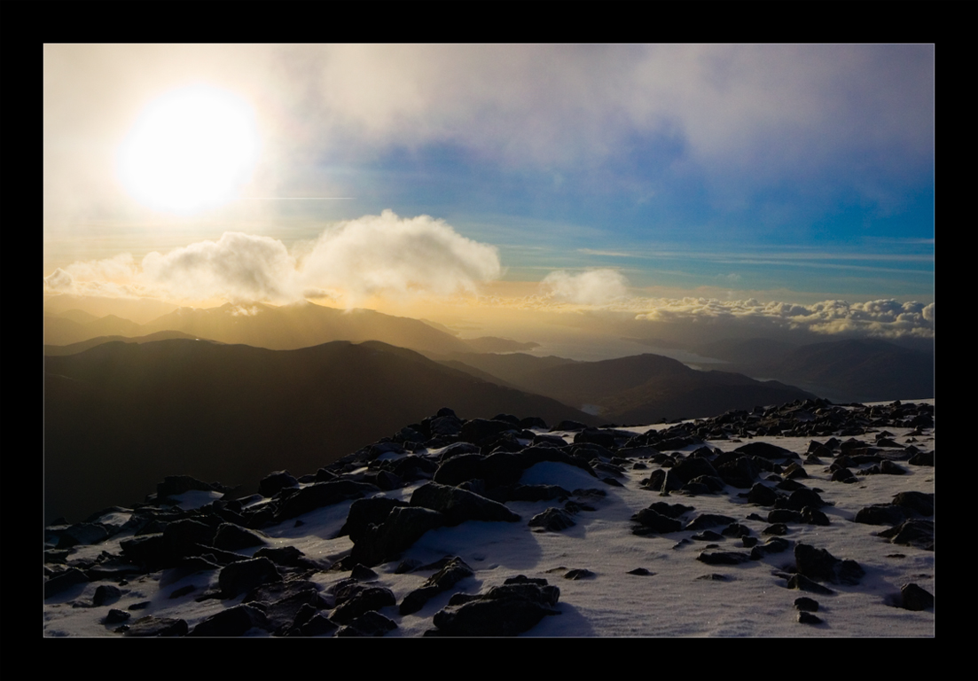 Sunset on the ben