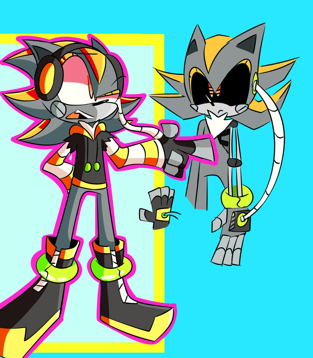 spark the shadow android by themostneontwig on DeviantArt