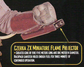 Czerka flamethrower by Brave-King-Shishio