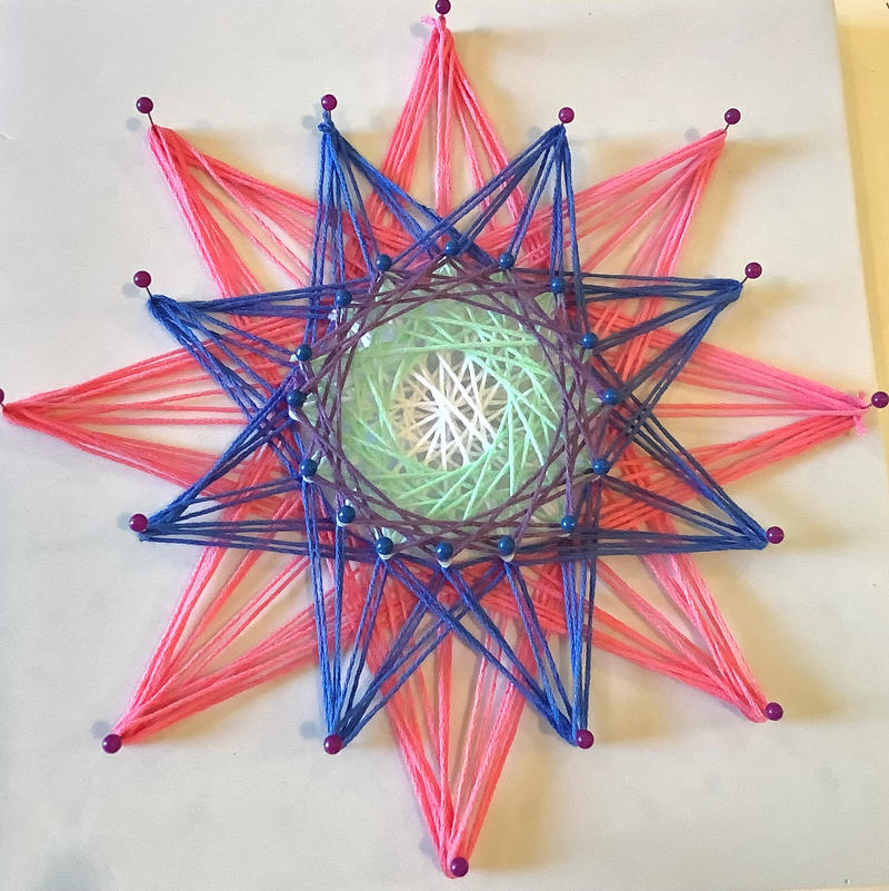 String Art Mandala by DewTheBookFan on DeviantArt