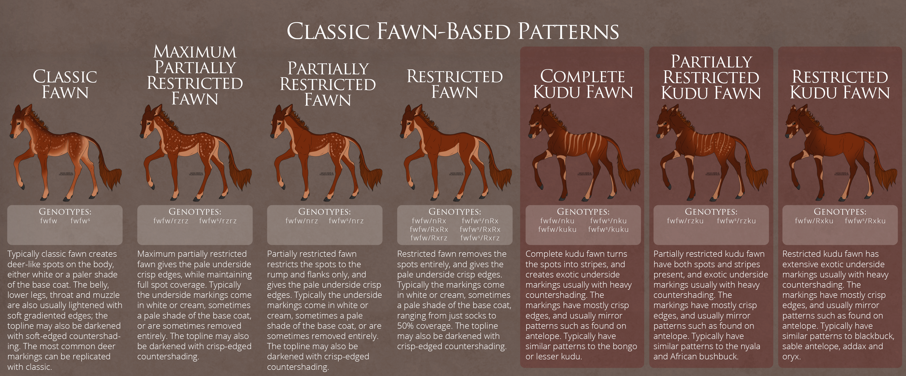 Classic Fawn-Based Patterns Overview