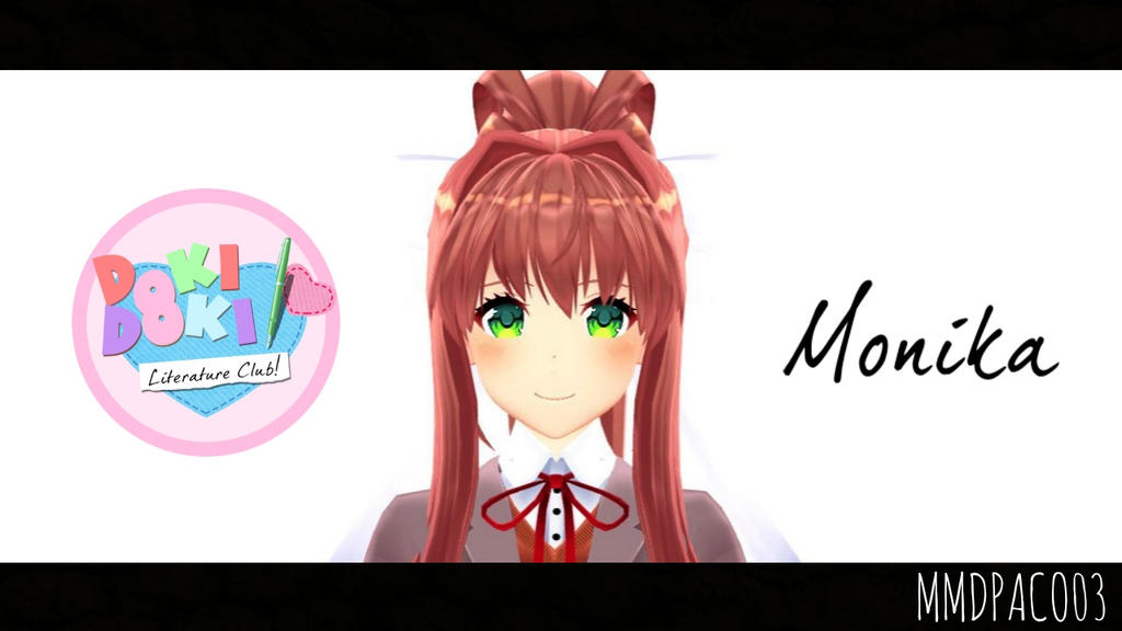 MMD Monika Doki Doki Literature Club By MMDPACO03 On DeviantArt mmd-monika-doki-doki-literature-club-by-mmdpaco03-on-deviantart