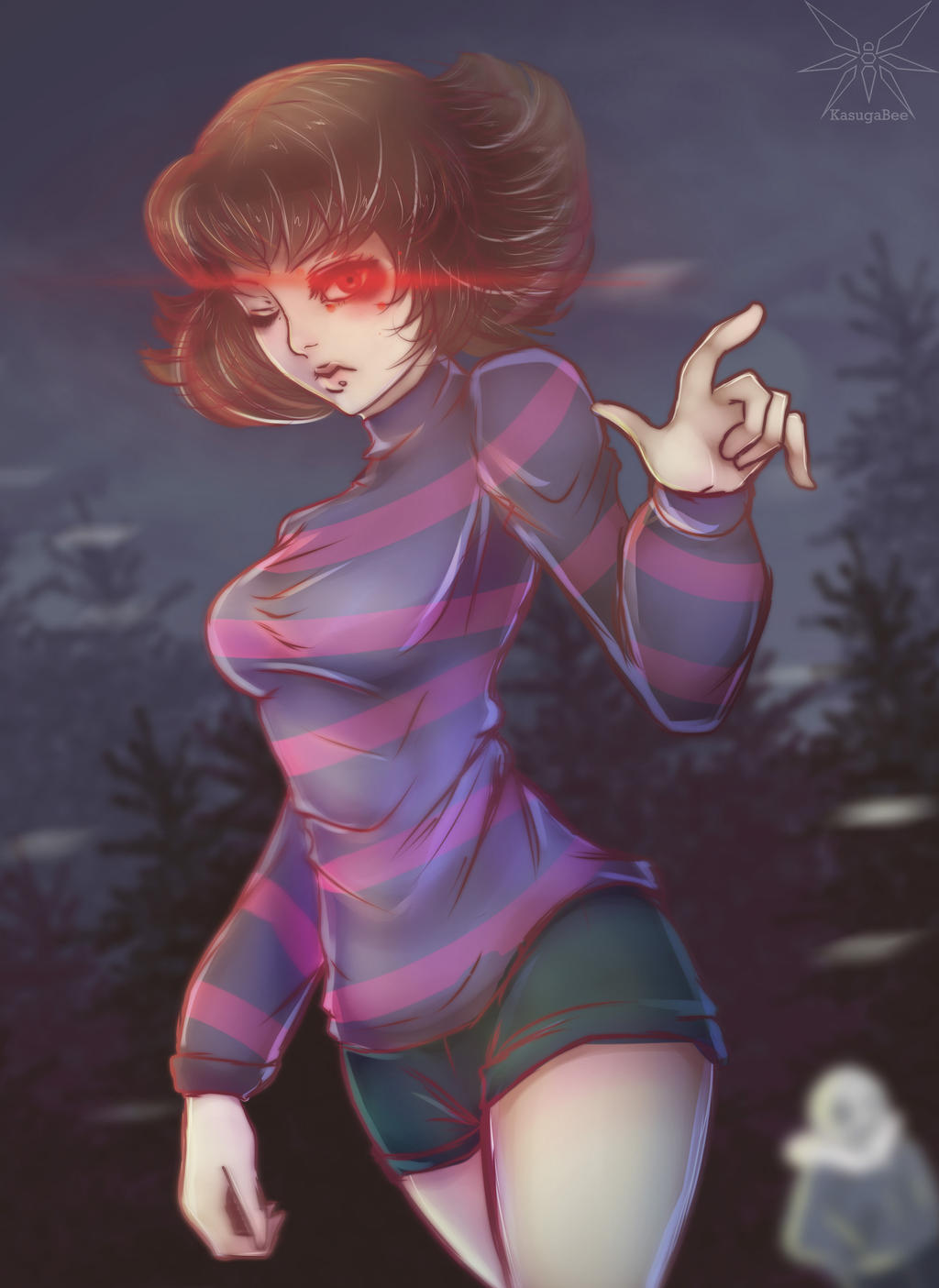 Red Frisk Red Frisk by KasugaBee on DeviantArt