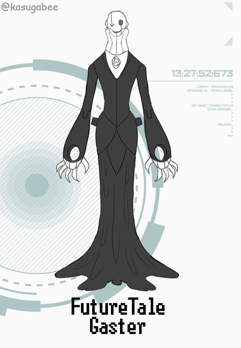 FutureTale - W.D. Gaster by KasugaBee on DeviantArt