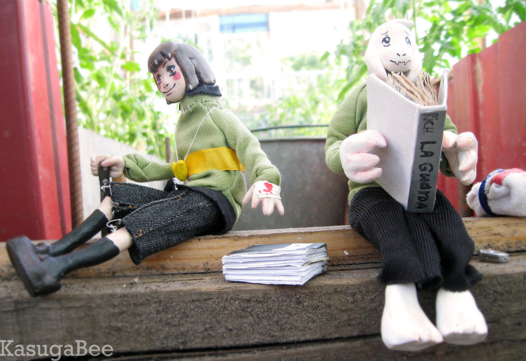 UNDERTALE - Chara and Asriel 2 by KasugaBee on DeviantArt