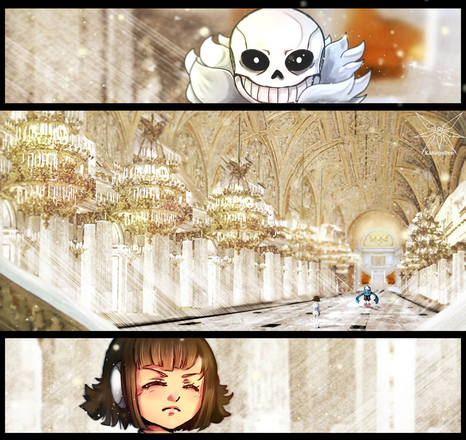 FUTURETALE Last corridor speedpaint by KasugaBee on DeviantArt